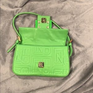 Lime green fendi mini bag